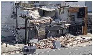 Prédio comercial desaba no Recife três dias após tragédia que deixou 14 mortos em Paulista
