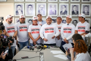 Prefeitos fazem greve contra queda nos repasses do Fundo de Participação dos Municípios