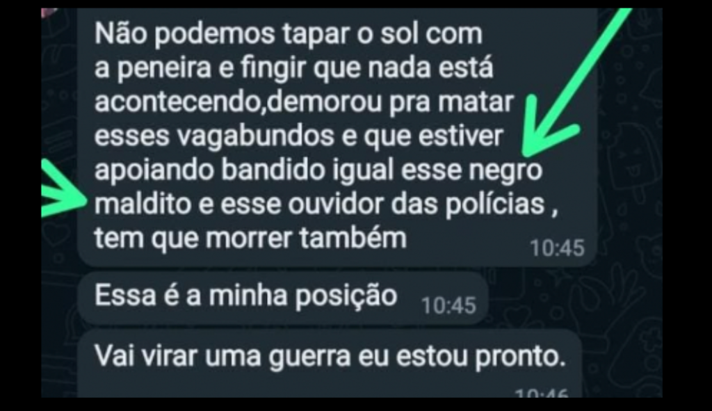 Ouvidor das Polícias denuncia ameaças e racismo após atuação sobre operação no Guarujá: ‘Tem que morrer também’