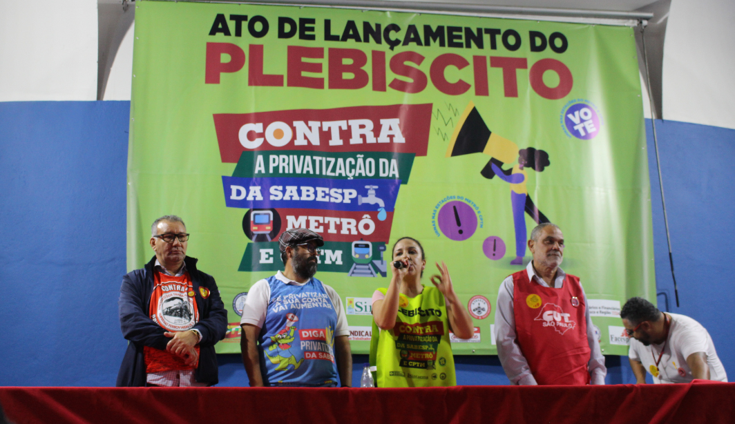 Trabalhadores do metrô, CPTM e Sabesp mobilizam votação pública contra privatizações – Política – CartaCapital