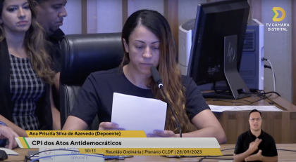 Organizadora da tentativa de golpe do 8 de Janeiro nega ser infiltrada da esquerda: ‘Um absurdo’