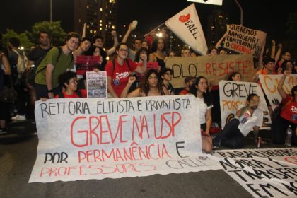 Associação de Docentes da USP aprova paralisação em apoio à greve dos estudantes