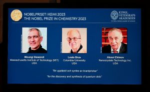 Trio vence Nobel de Química por pesquisas sobre nanopartículas