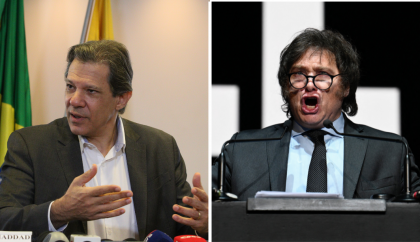 Haddad diz que possível vitória de Milei na Argentina preocupa Brasil