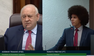 Presidente da Assembleia do Paraná apresenta pedido de cassação contra Renato Freitas