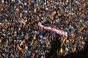 Madri tem grande manifestação contra anistia de Sánchez ao separatismo catalão