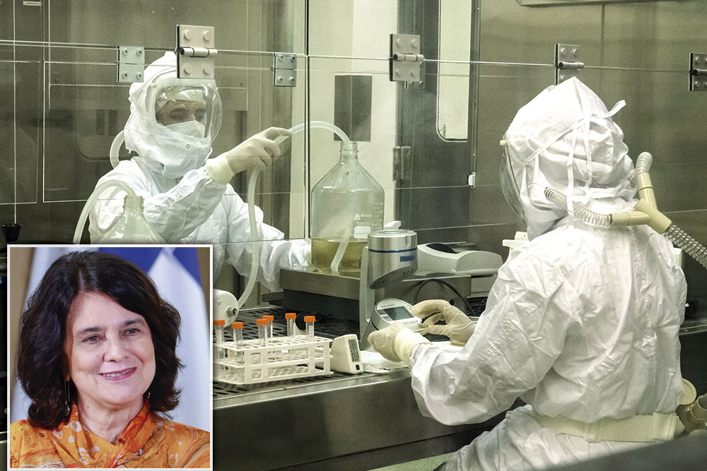Autonomia. A nova fábrica da Fiocruz vai ampliar a produção de vacinas e medicamentos. Nísia Trindade, ministra da Saúde, cuida da articulação entre governo, empresas e pesquisa – Imagem: Carolina Antunes/MS e Raquel Portugal/Agência Fiocruz