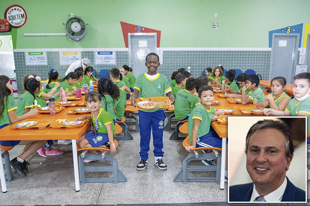 Mudança. O ministro Santana vislumbra uma escola mais criativa, atrativa e acolhedora – Imagem: Marcelo Camargo/ABR e Katarine Almeida/Prefeitura de Boa Vista 