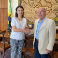 Futura chanceler de Milei se reúne com ministro Mauro Vieira