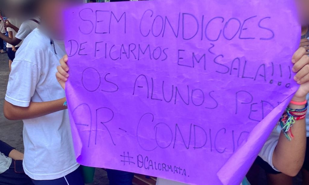 Alerta vermelho: calor revela dramas de infraestrutura e perturba o dia a dia nas escolas