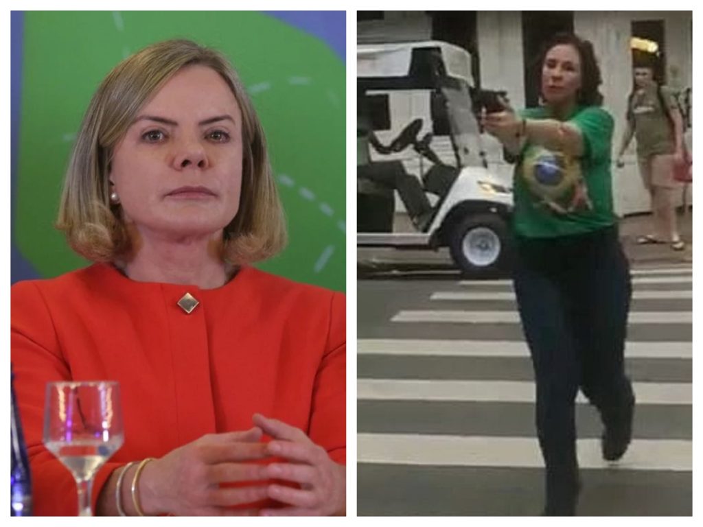 ‘Pistoleira’: Gleisi ironiza Zambelli por articulação de pedido de impeachment contra Lula