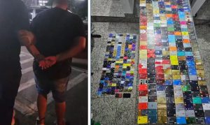 Polícia prende homem com 452 cartões no Sambódromo de São Paulo