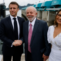 Lula cita ‘carinho’ com as Forças Armadas em evento ao lado de Macron