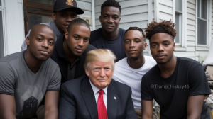 O uso da IA nas eleições dos EUA: apoiadores de Trump criam imagens falsas para atrair eleitores negros