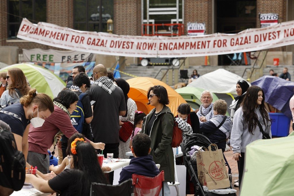 Universidades americanas entram na terceira semana de protestos contra ação de Israel em Gaza