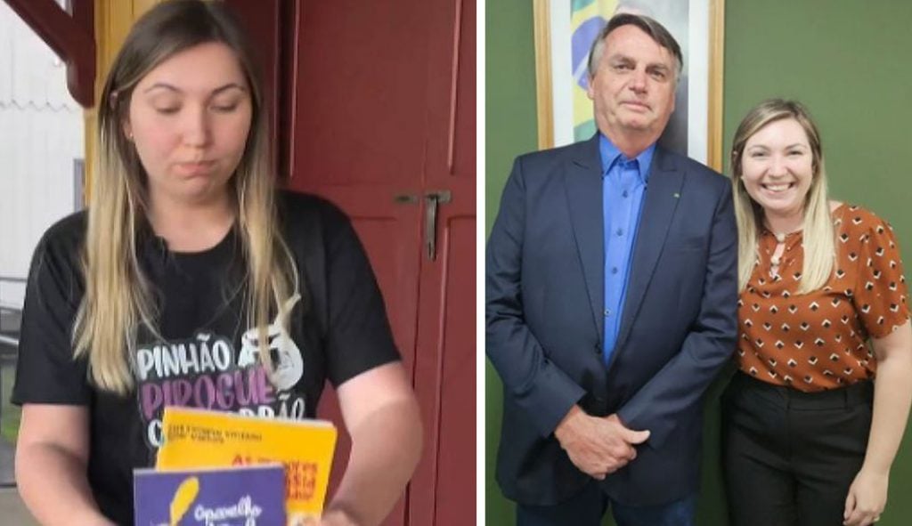 Prefeita do PL em Santa Catarina joga livros no lixo por não respeitarem 'valores'