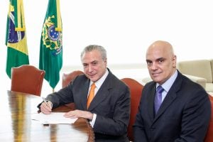 Os elogios de Moraes a Michel Temer durante homenagem em Brasília