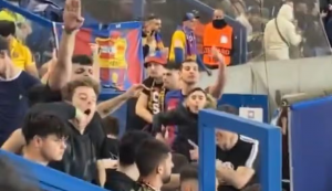 Uefa sanciona Barcelona por “comportamento racista” de torcedores