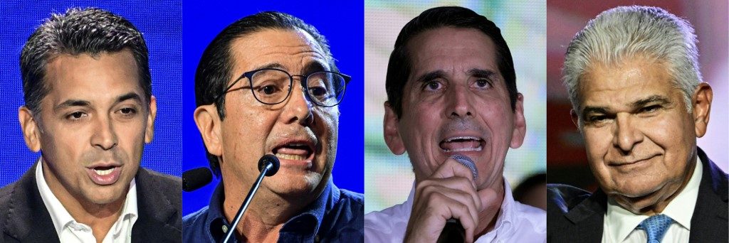 Os quatro candidatos com chances de vencer a disputa pela presidência do Panamá