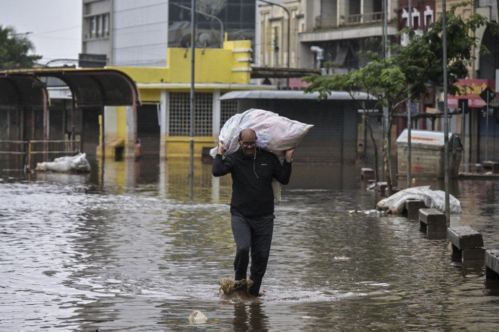 Inmet divulga alerta de perigo por chuvas para o sul do Brasil