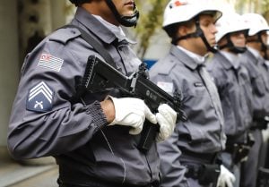 Armas e munições são furtadas de batalhão da Polícia Militar em Santos