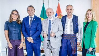 Lula recebe as credenciais de 8 novos embaixadores