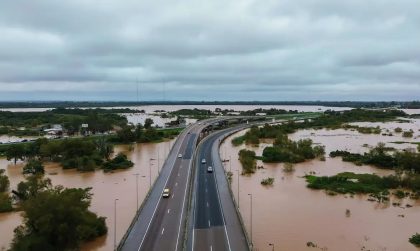 Chuvas no RS: comporta de segurança rompe na zona norte de Porto Alegre