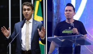 Internautas pedem cassação de Nikolas Ferreira após declarações em live com pastor que beijou a filha