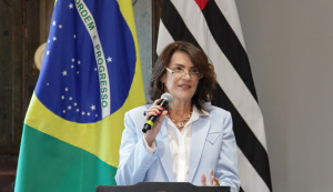 Valéria Bolsonaro toma posse como secretária no governo de Tarcísio