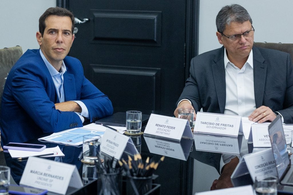 Tarcísio define a data do 1º leilão para privatizar a gestão de escolas em São Paulo