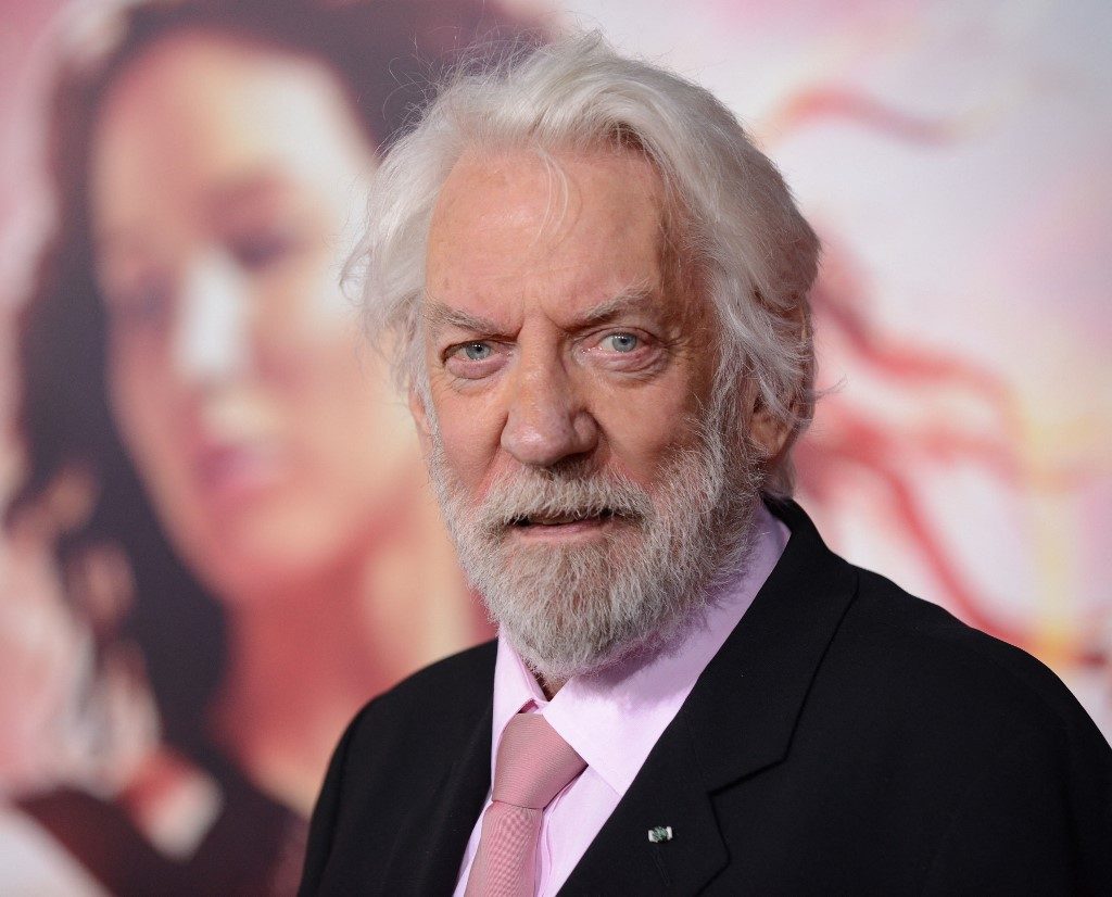 Morre o ator Donald Sutherland, de 'Jogos Vorazes'