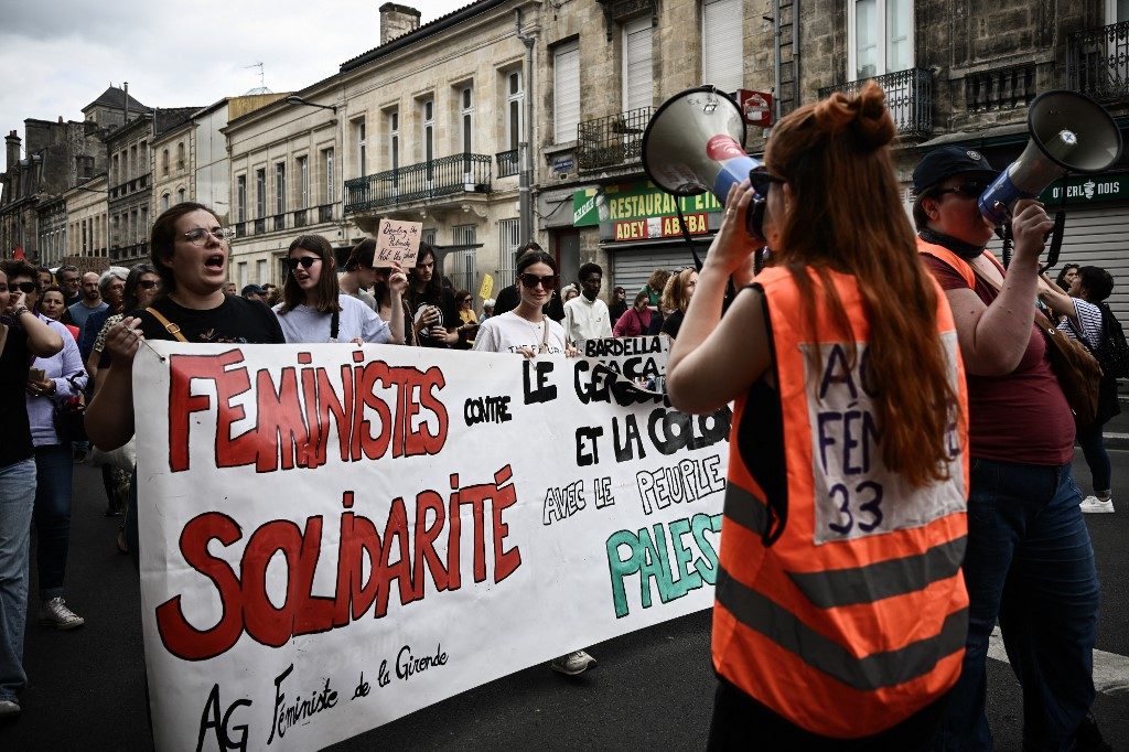 Mulheres protestam na França contra o perigo de retrocesso em seus direitos em caso de vitória da extrema-direita