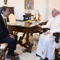 Haddad se reúne com o Papa Francisco e defende a taxação de super-ricos