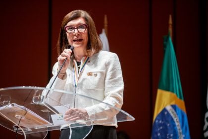 Lula não quer ‘confusão’ na Petrobras, diz Magda em discurso de posse