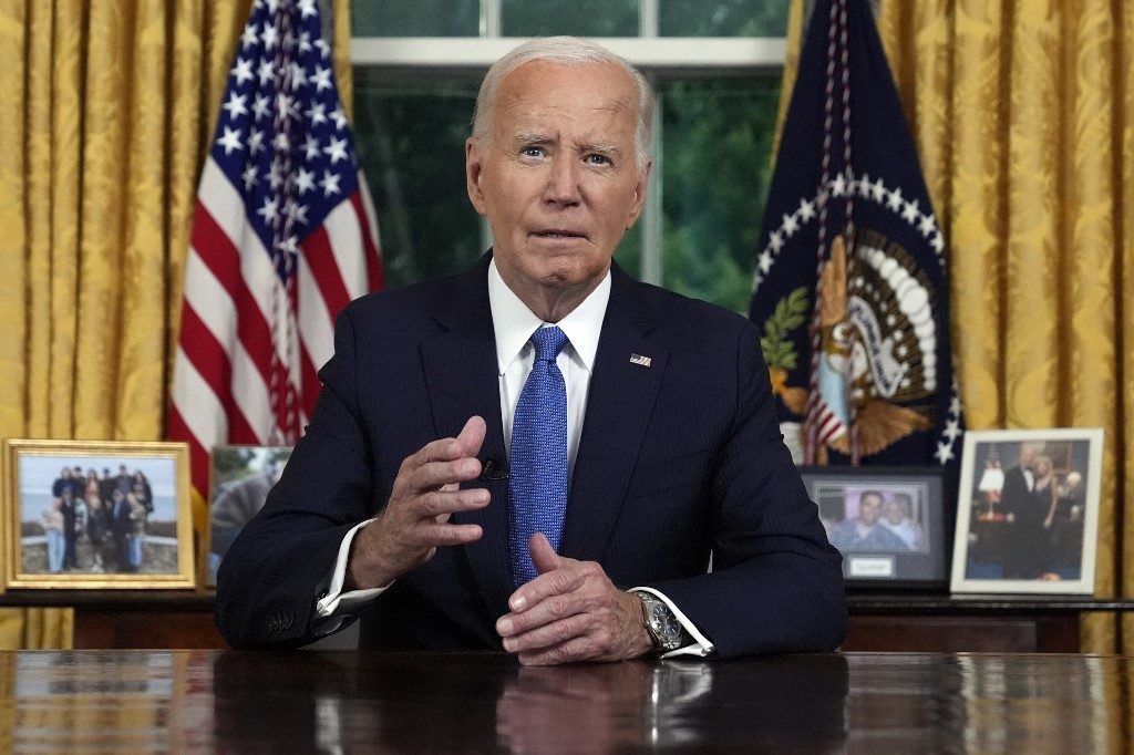 Audiência do discurso de Biden pós-desistência supera a da nomeação de Trump como candidato