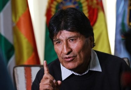 Juiz adia audiência sobre prisão preventiva de Evo Morales