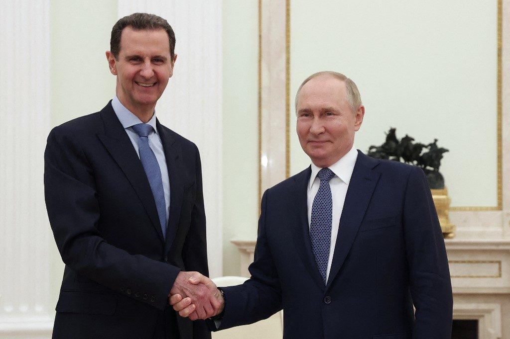 Putin recebe presidente sírio em Moscou