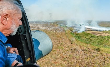 Lula lança política nacional para prevenção de incêndios e rebate ‘palpites’ internacionais