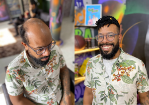Afroempreendedor carioca cria técnica de dreads para calvos e viaja o Brasil