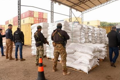 Paraguaios apreendem maior quantidade de cocaína da história do país