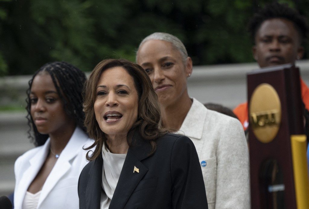 Kamala defende o legado de Biden em seu 1º discurso após o presidente desistir da candidatura