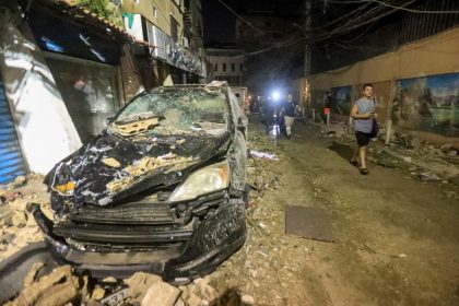 Três morrem e 74 ficam feridos em bombardeio israelense em Beirute, diz ministério