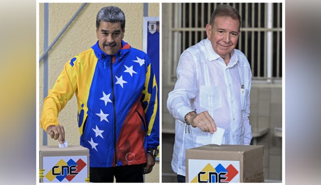 ‘Respeitem a vontade popular’, diz Maduro após o anúncio de sua vitória na Venezuela