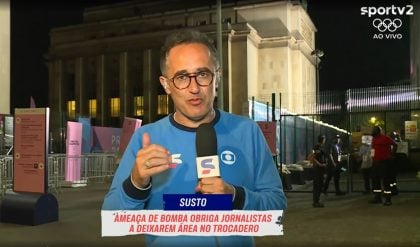Jornalistas do grupo Globo têm de deixar estúdio após ameaça de bomba em Paris