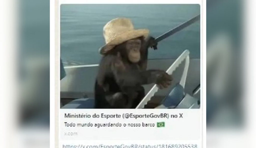 Ministério do Esporte decide demitir responsável por postagem racista