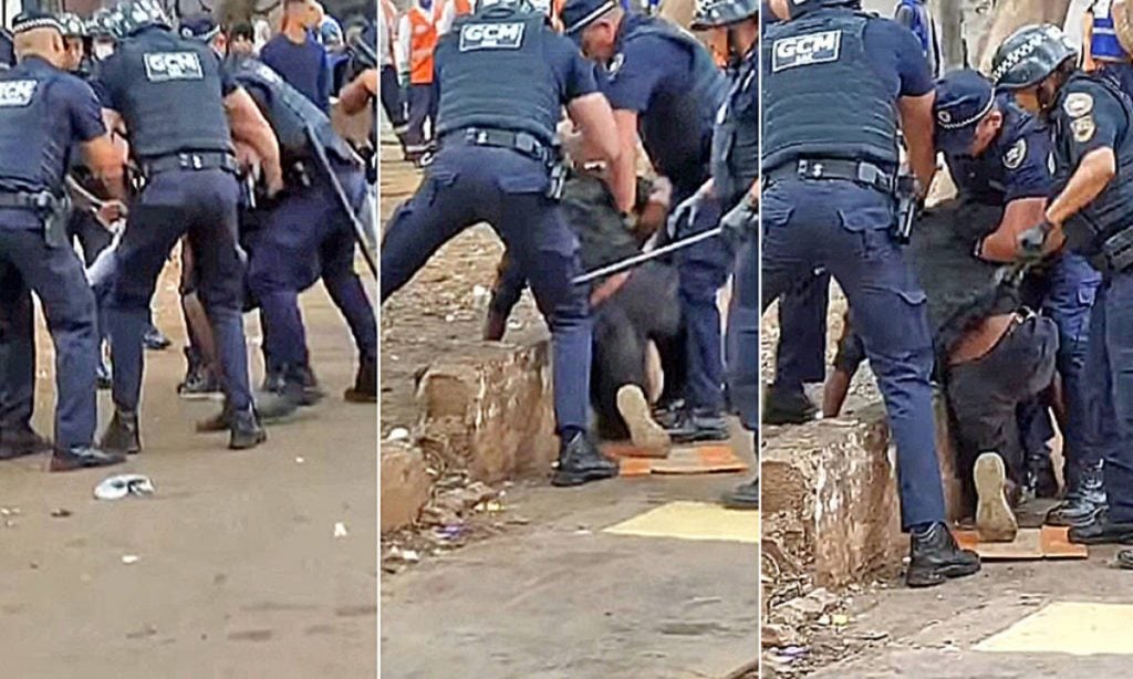 Prefeitura de SP afasta agentes da GCM que agrediram homem algemado