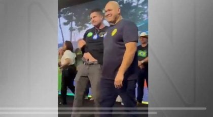 Pré-candidato a vereador do PL em Cuiabá exibe arma na cintura durante convenção do partido