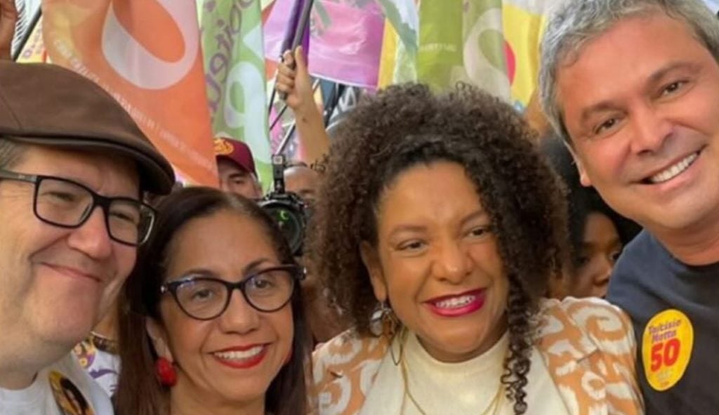 1º dia de campanha no Rio tem petistas em ato de Tarcísio, apesar de apoio do partido a Paes