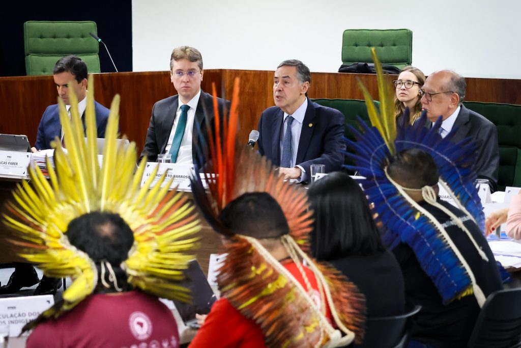 Conciliação é melhor que conflito, diz Barroso em reunião sobre o Marco Temporal