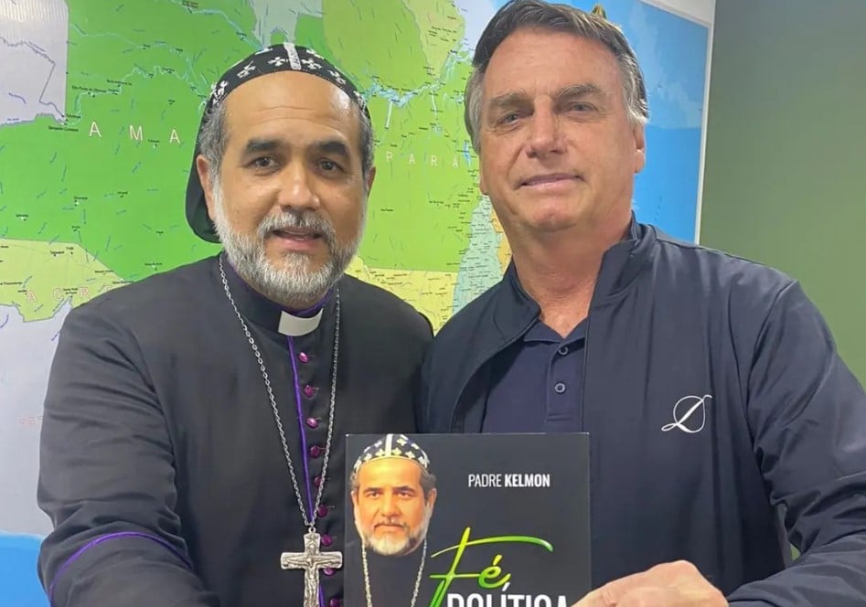 Padre Kelmon se filia ao PL, de Jair Bolsonaro e Valdemar Costa Neto
